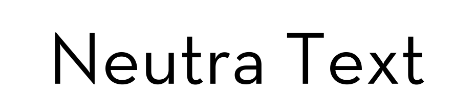 Neutra Text cкачати шрифт безкоштовно